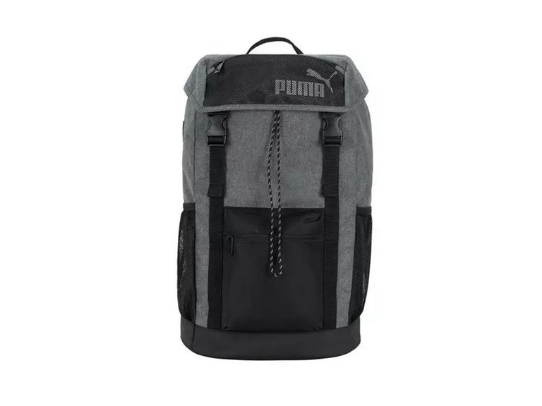 PUMA Evercat Flap Top Backpack Dark Grey