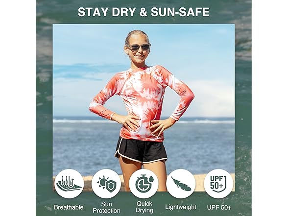 Kanu Surf Girls Beach Girl Rashguard