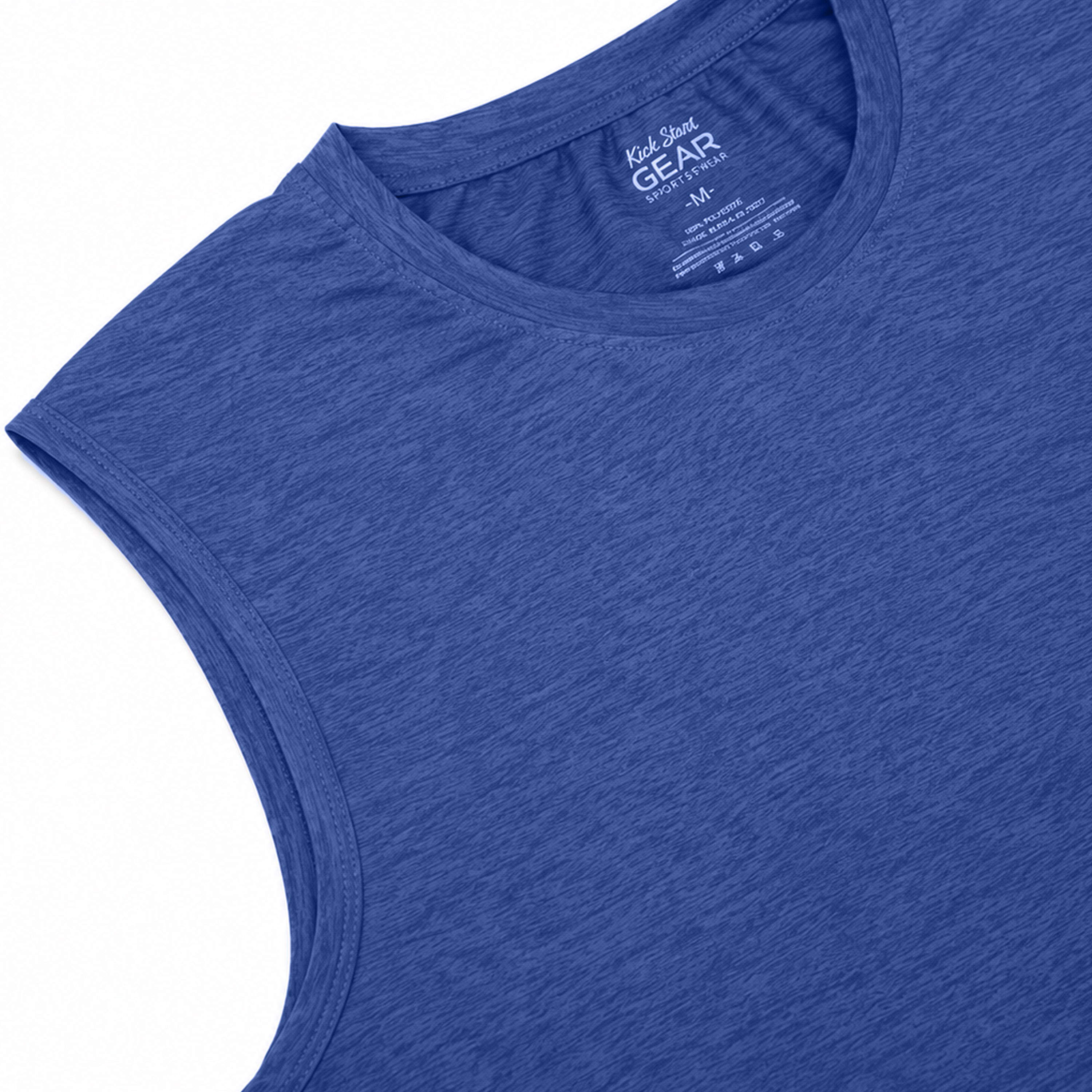 3Pk Men's Marled Performance Tops - Gallery 15