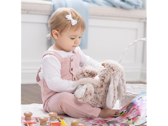 Melissa & Doug Burrow Bunny Stuffed Animal Plushie