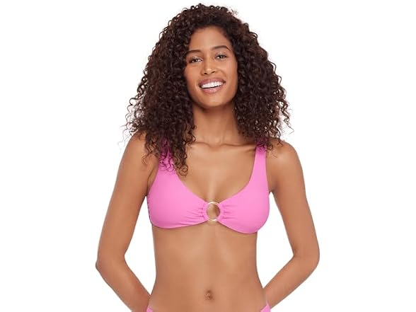 Steve Madden Women Ring Front Swim Bralette Top - Gallery 9
