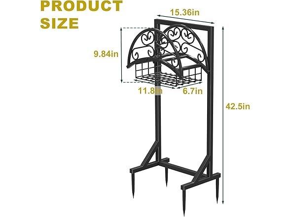 COZEER Heavy Duty Garden Hose Holder