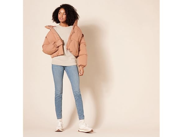 Amazon Essentials Women Soft Touch Pleated Sweater