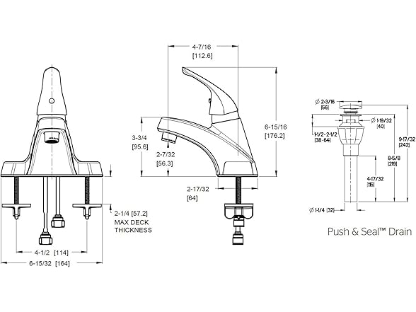 Pfister LJ142-800C Single Control Bathroom Faucet Chrome