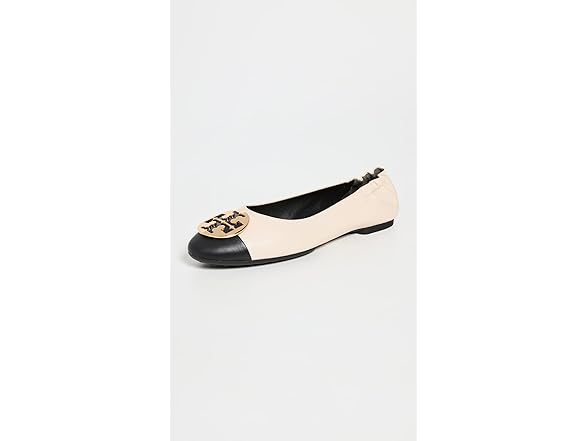 Tory Burch Claire Cap-Toe Ballet Flats