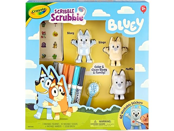 Crayola Scribble Scrubbies Deluxe Bluey