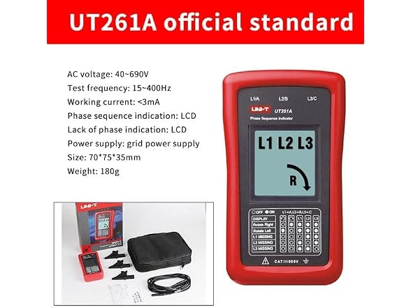 UNI-T UNI-T UT261A Phase Sequence Tester Lack