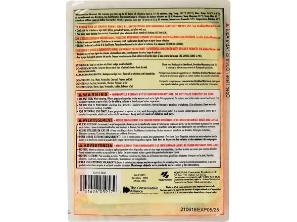 Grabber AWES Body Warmer, 10 PK