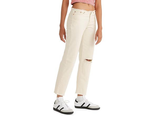 Levi's Women Ripped Waist Wedgie Jeans