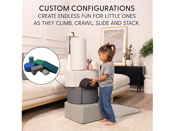 FDP SoftScape Playtime and Climb, 6-Piece - Contemporary