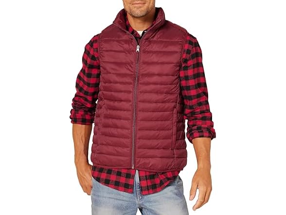 Amazon Essentials Men Lightweight Packable Vest