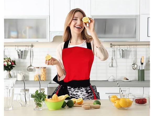 Floosum Girls (Free Size) Retro Sexy Kitchen Apron