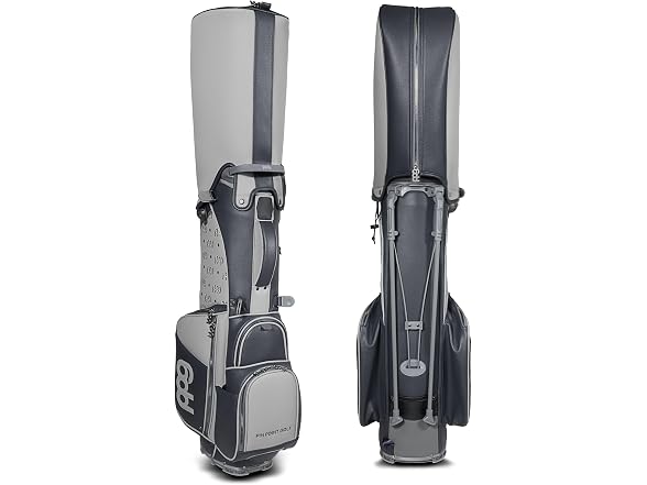 Pin Point Golf Triumph Leather Stand Bag