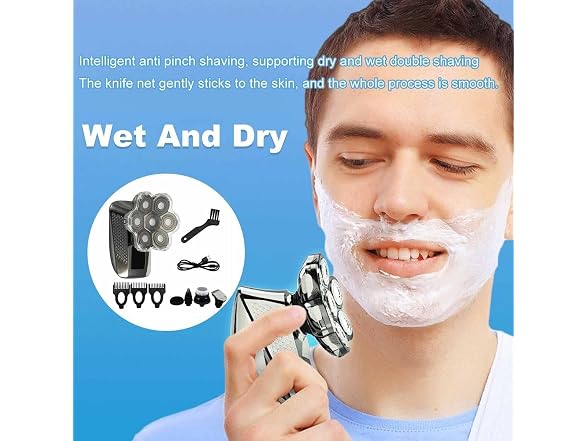 Mecuricy 5-in-1 Rechargeable Shaver