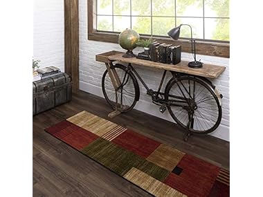 $11.99 Mohawk Home Alliance Modern Geometric 2'x5' Rug dealfomo
