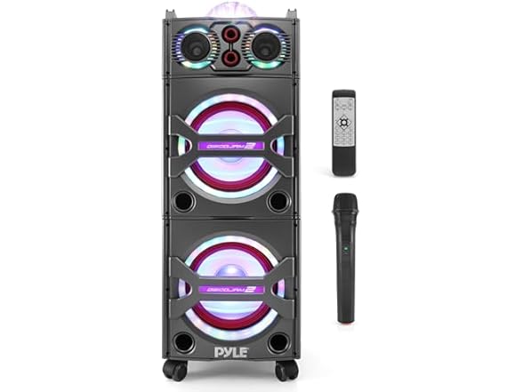 Pyle Portable Bluetooth PA Speaker