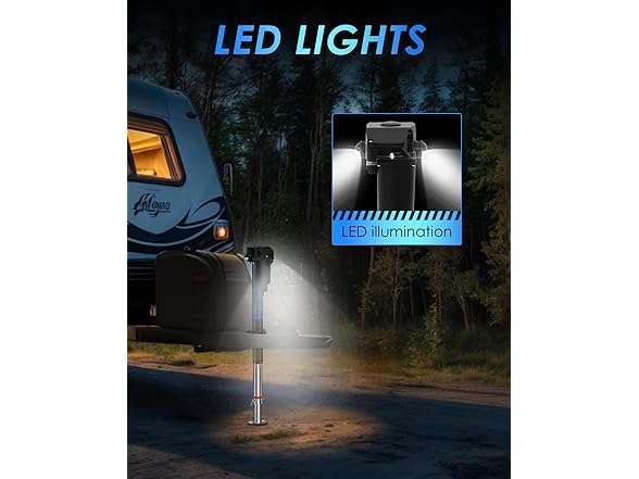 POLESTAR Electric Trailer Jack | 9-27in Lift