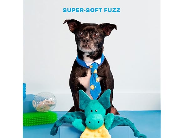 Barkbox Squeaky Dog Toys - Dingbert The Dragon