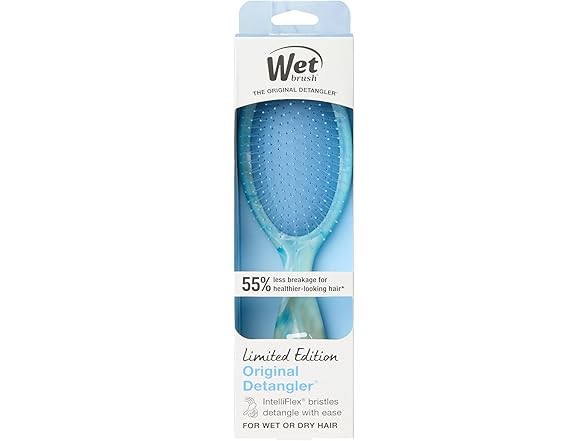 Wet Brush Original Detangler, Green (Matte Marble)