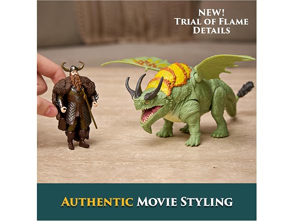 DreamWorks Dragons Rumblehorn & Stoick Action Figures