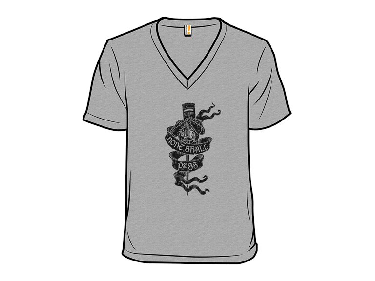 None Shall Pass Tattoo