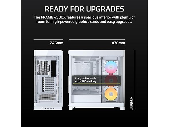 CORSAIR Frame 4500X RS Reverse Fan ARGB Mid-Tower