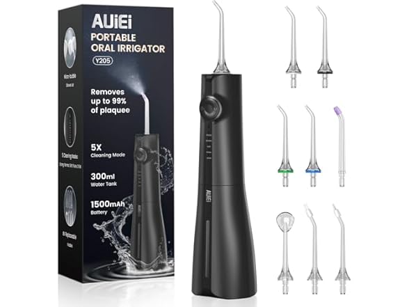 AUIEI Water Flosser Pick for Teeth & Braces