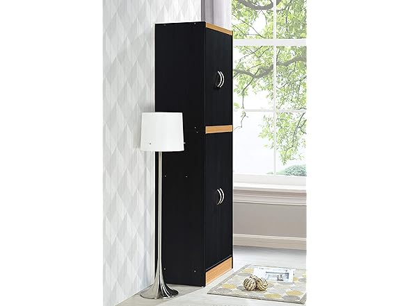 Hodedah 4-Door 4-Shelves, 5-Compartments