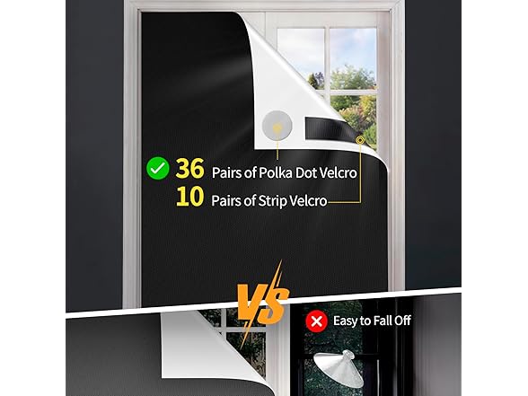 YOOMINI Portable Blackout Curtains
