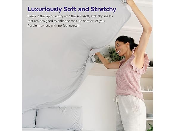 Purple Deep Pocket SoftStretch Sheets