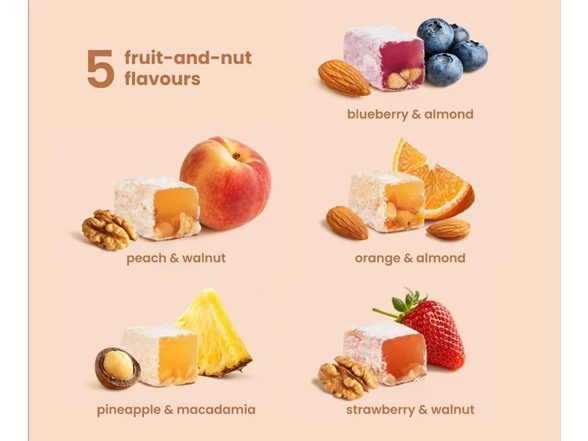 (5 Pack) Liberty Orchard Soft Fruit & Nut Candies Gift Set