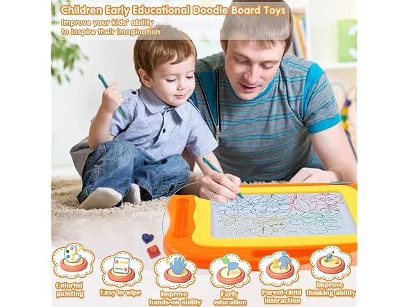 BABLOCVID Magnetic Doodle Board