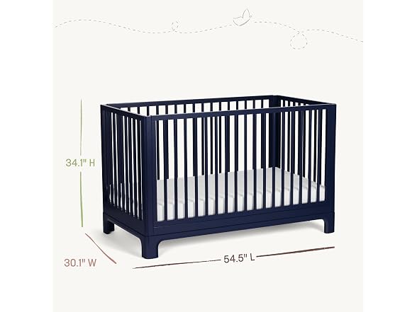 Little Seeds Posey 4-in-1 Convertible Crib