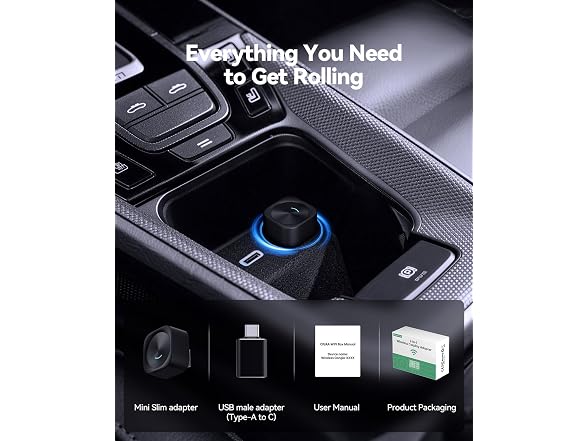 iGENJUN Wireless CarPlay Android Adapter