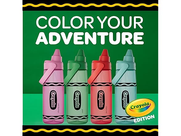 CamelBak Crayola Chug Bottle, 25oz, Pink Flamingo