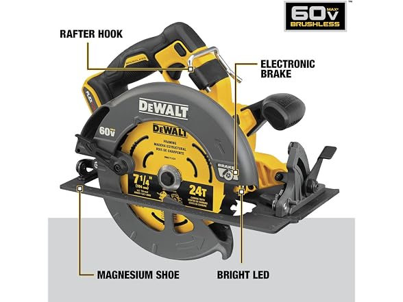 DEWALT DCS578X2 FLEXVOLT 60V MAX* Circular Saw Kit