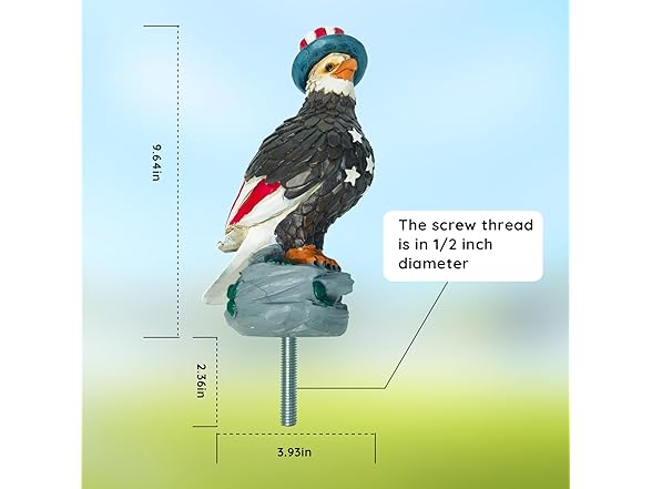 Kayiune Eagle Flag Pole Topper