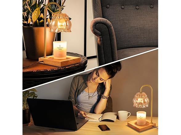 Brightever Candle Lamp Warmer with Timer