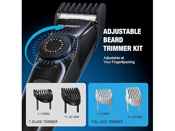 SUPRENT Beard Trimmer for Men