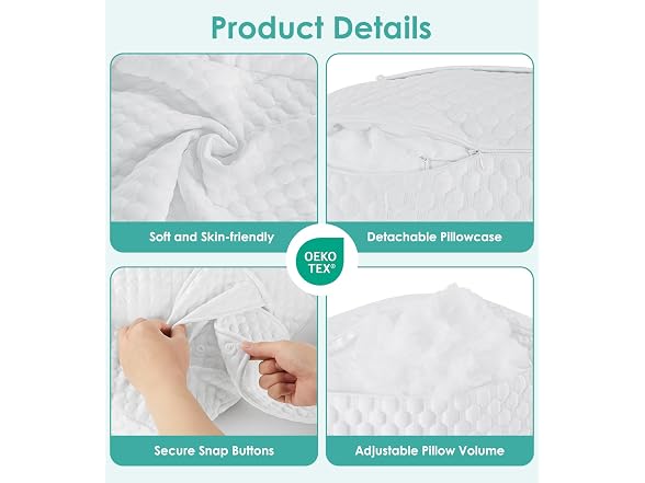 DONAMA Cooling Pregnancy Pillow