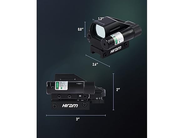 Hiram 1x22x33 Holo Reflex Sight