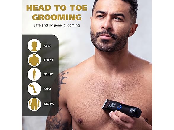 Wahl Manscaper Rechargeable Body Hair Trimmer