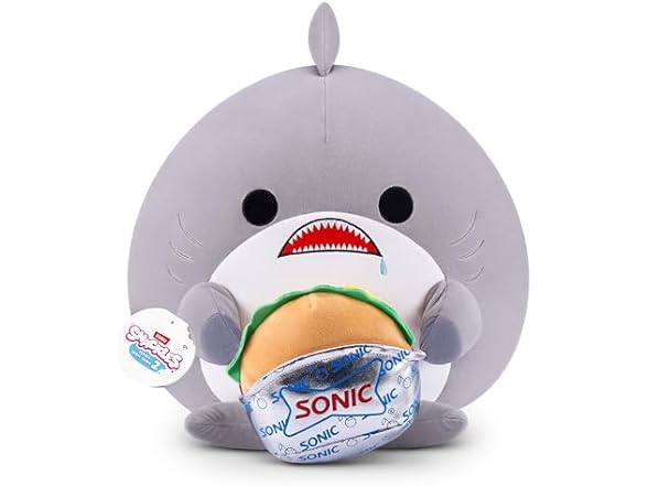 Snackles Series 2 16" Shark&Sonic Burger