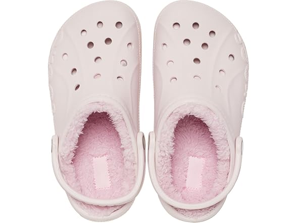 Crocs Baya Unisex Lined Clogs Barely Pink