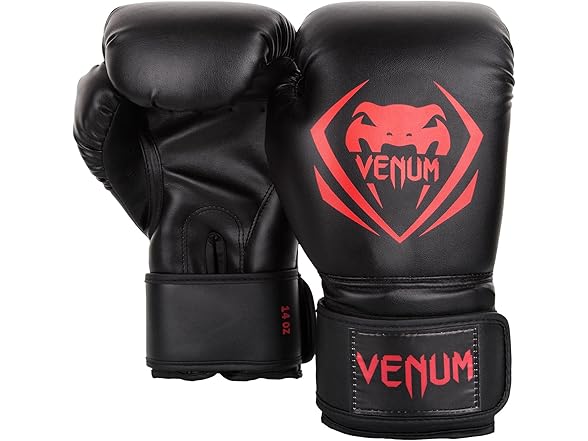 Venum Contender Boxing Gloves - Black/Red