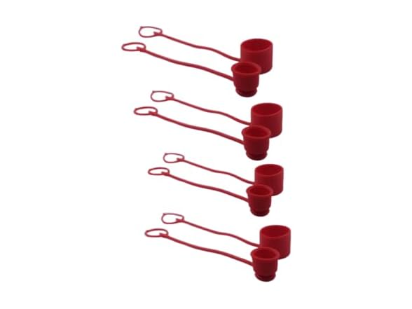 Undercarriage Red Rubber Dust Caps/Plugs For 1/2 Body