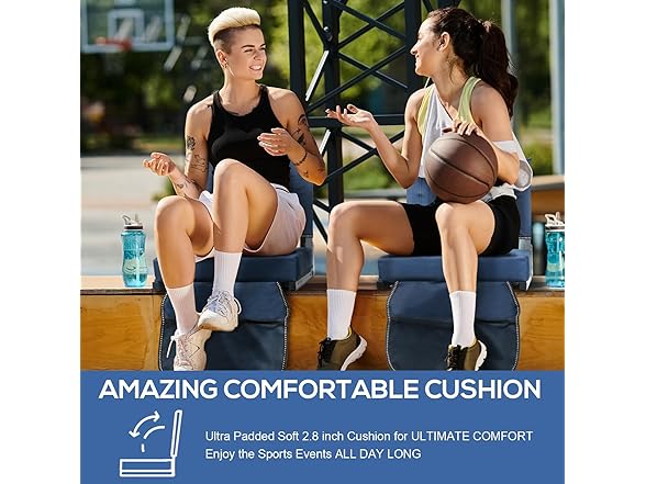 Stadium Seats Bleachers with Back Support