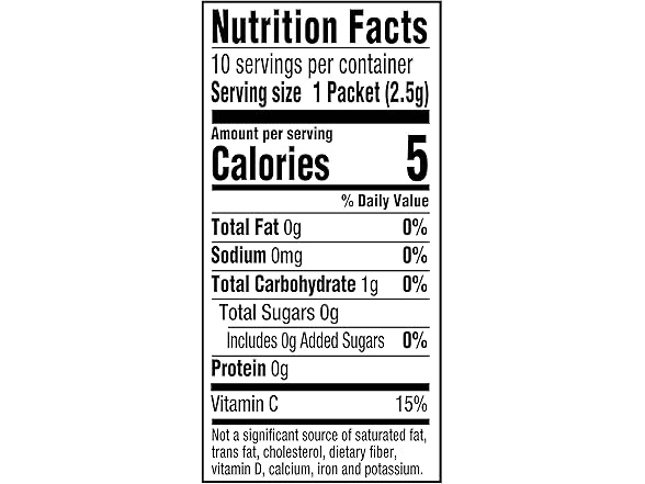 Crystal Light Drink Mix, 10 Packets, Peach Mango