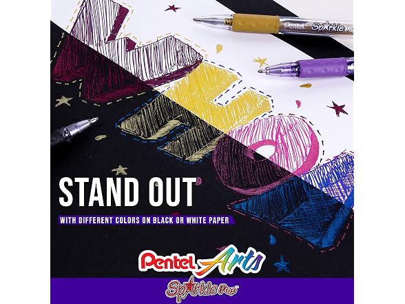 Pentel Sparkle Pop Metallic Gel Pen