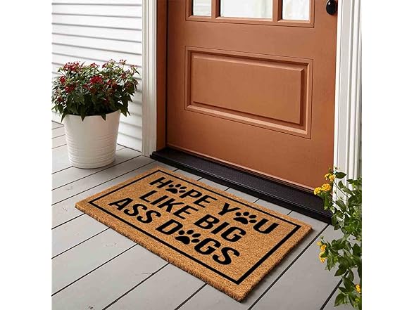 XTDJJKK Funny Coir Doormat